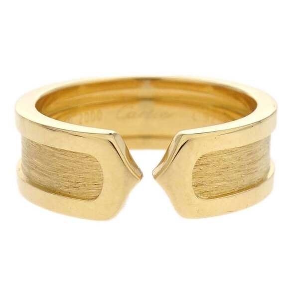 Cartier C2 Ring L92984 750 Gold #51 166237 - Picture 1 of 5